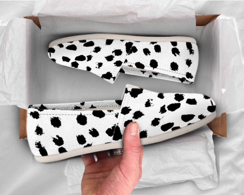 Dalmatian Print Low Top Casual Shoes Flats Loafers Slip On Shpes for Women 39 s and Girls Damlation Canvas Shoes for Adults 747805559 1979