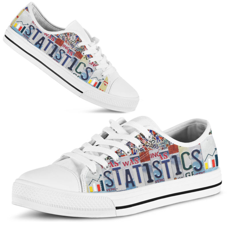 STATISTICS license plates LOW TOP@ proudteaching STATISTICSU87U438@low-top" 120093