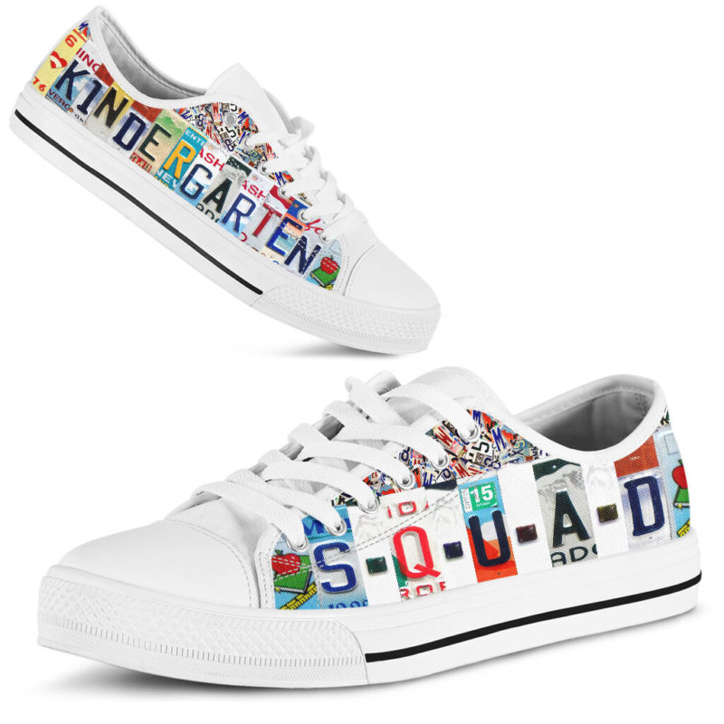 KINDER SQUAD license plates LOW TOP@ proudteaching KINDERSQUAD@low-top" 114828