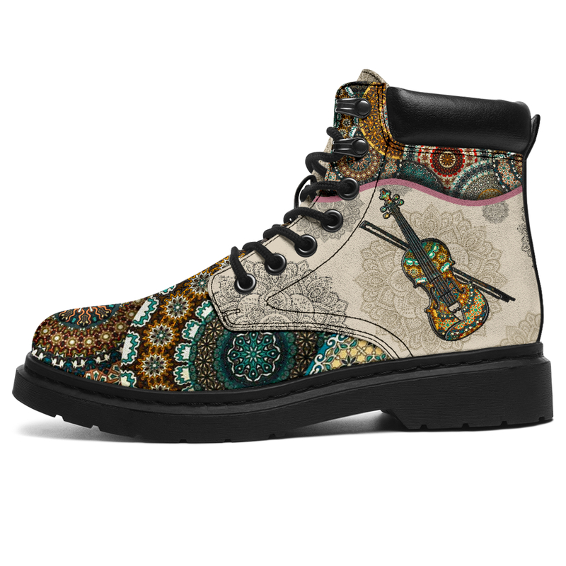 Violin - Vintage Mandala ASBOOT SKY KD@ springlifepro dfdgl2354@all-season-boots" 310225