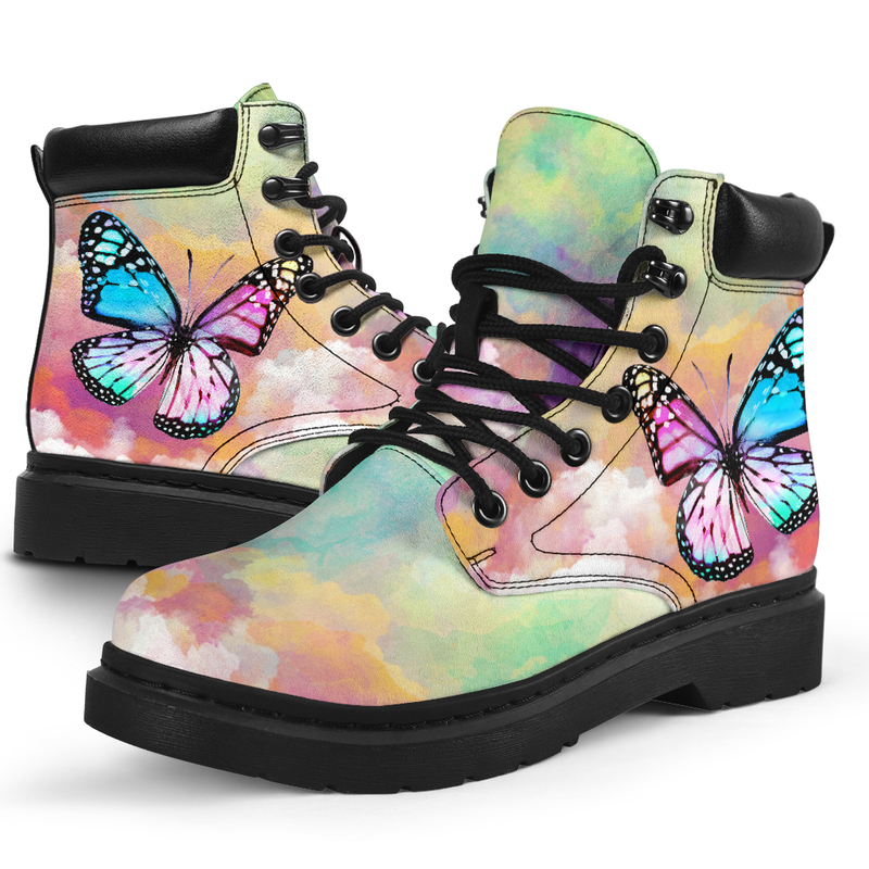 Butterfly Sky Watercolor ASBoot@ animallovepro butterflywatercolor860@all-season-boots" 292703