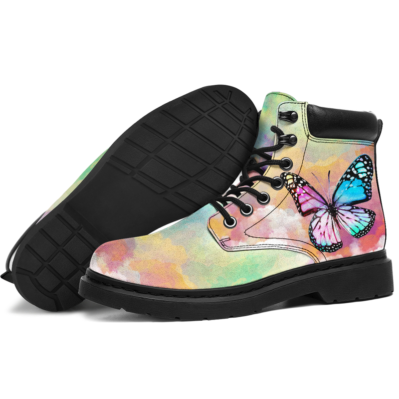Butterfly Sky Watercolor ASBoot@ animallovepro butterflywatercolor860@all-season-boots" 292702