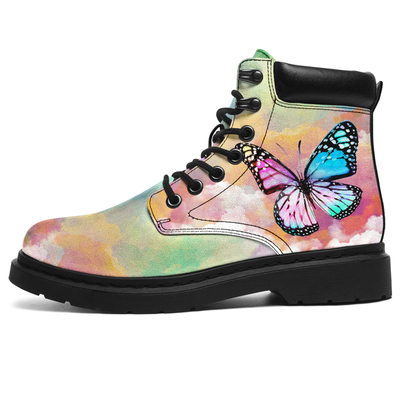 Butterfly Sky Watercolor ASBoot@ animallovepro butterflywatercolor860@all-season-boots" 292701
