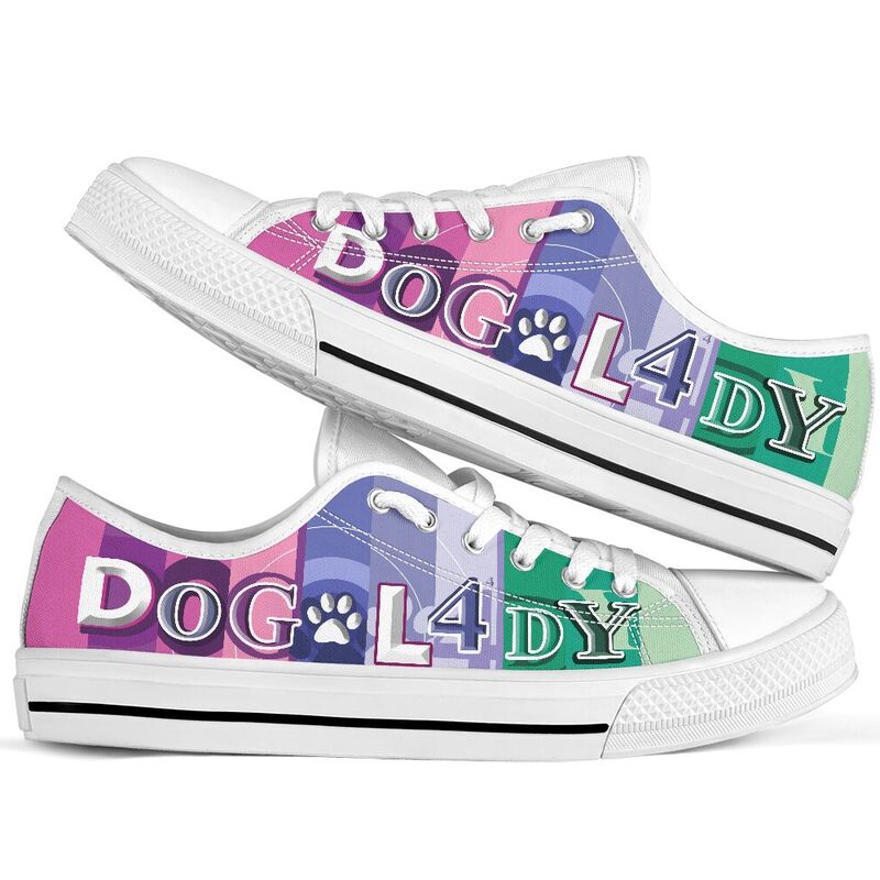 dog lady colorfull low top LQT 371798