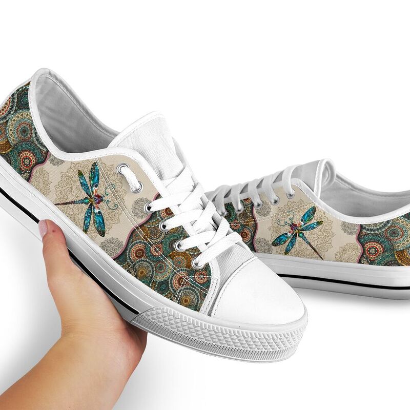 Dragonfly-Vintage-Mandala-Low-Top-SKY_3_20200621_040100_avdplcmez Dragonfly - Vintage Mandala Low Top SKY 359919