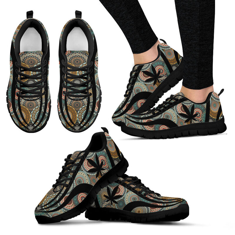 Vintage mandala@ silveryprint th01sho1wed5384@sneakers 320076