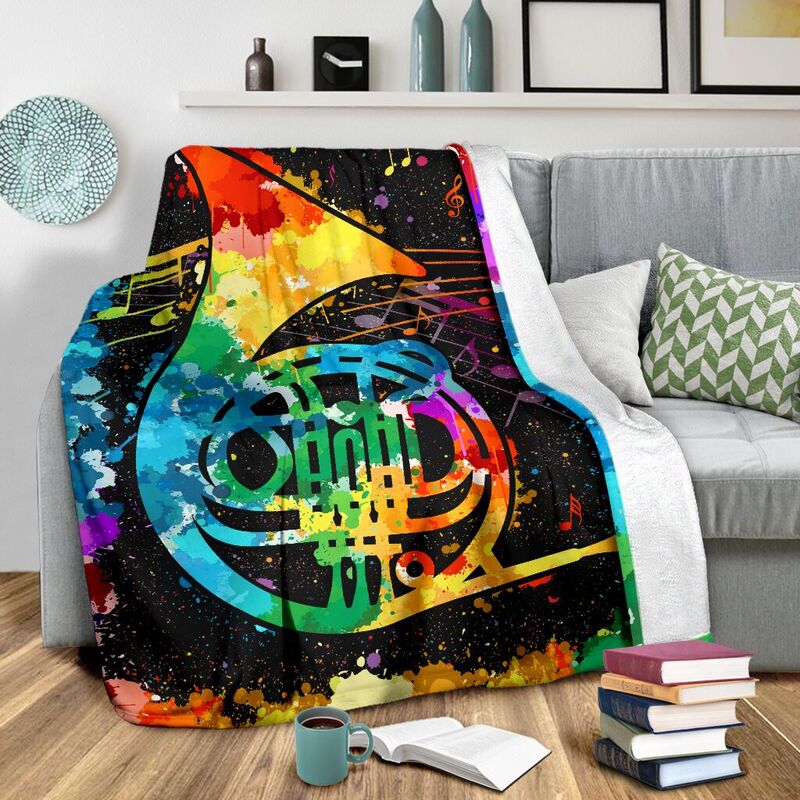 horn-watercolor-Blanket_Horn-Watercolor-Blanket-Fleece-Blanket-Personalized-Gifts-Custom-Blanket_3_20200723 horn watercolor Blanket@_springlifepro_horn768986@premium-blanket Horn Watercolor Blanket Fleece Blanket, Personalized Gifts, Custom Blanket 603719