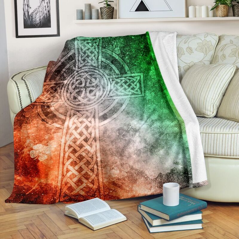 IRISH-Cross-Celtic-Art-Corlor-Blanket_Irish-Cross-Celtic-Art-Corlor-Blanket-Fleece-Blanket-Personalized-Gifts-Custom-Blanket_1_20200723 IRISH - Cross Celtic Art Corlor Blanket@_springlifepro_fgfhfghjks@premium-blanket Irish - Cross Celtic Art Corlor Blanket Fleece Blanket, Personalized Gifts, Custom Blanket 602903