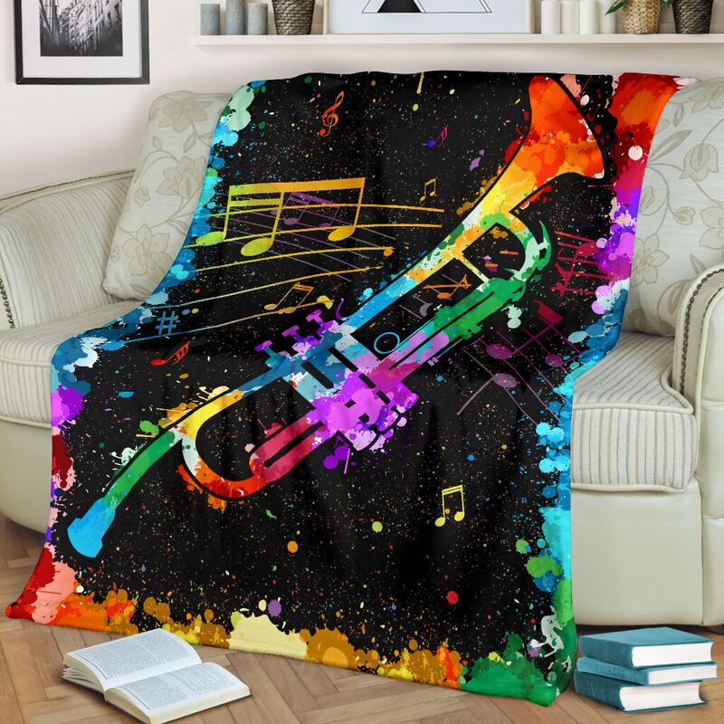 Trumpet-watercolor-Blanket_Trumpet-Watercolor-Blanket-Fleece-Blanket-Personalized-Gifts-Custom-Blanket_2_20200723 Trumpet watercolor Blanket@_springlifepro_Truv123v23@premium-blanket Trumpet Watercolor Blanket Fleece Blanket, Personalized Gifts, Custom Blanket 602410