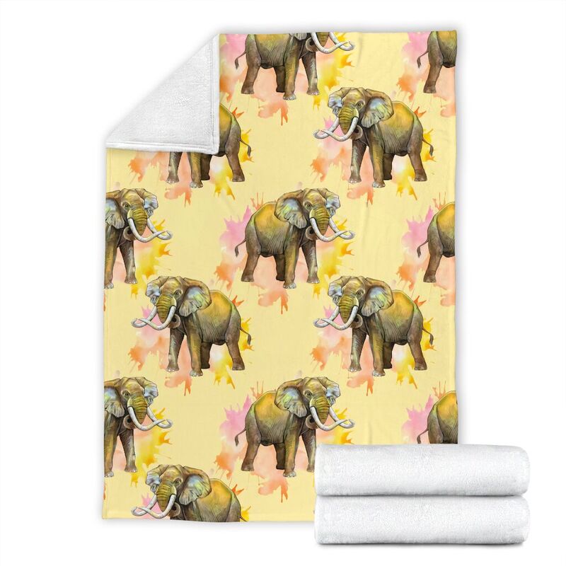 Elephant-Watercolor-Yellow-Blanket-TL_Elephant-Watercolor-Yellow-Blanket-Tl-Fleece-Blanket-Personalized-Gifts-Custom-Blanket_7_20200721 Elephant Watercolor Yellow Blanket - TL@_animallovepro_dsaf3436@premium-blanket Elephant Watercolor Yellow Blanket - Tl Fleece Blanket, Personalized Gifts, Custom Blanket 595482