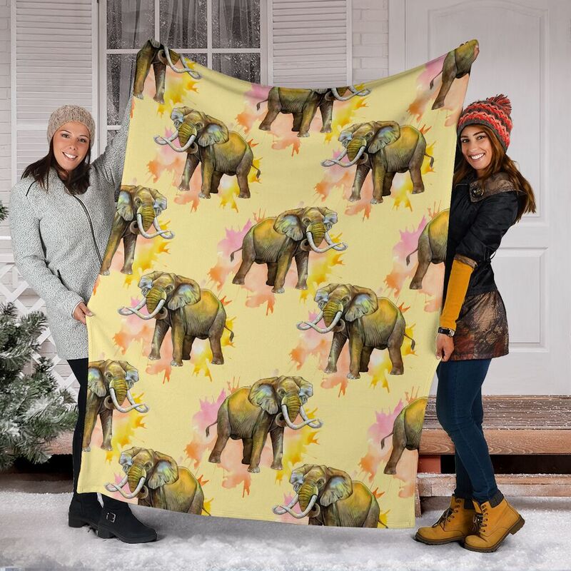 Elephant-Watercolor-Yellow-Blanket-TL_Elephant-Watercolor-Yellow-Blanket-Tl-Fleece-Blanket-Personalized-Gifts-Custom-Blanket_6_20200721 Elephant Watercolor Yellow Blanket - TL@_animallovepro_dsaf3436@premium-blanket Elephant Watercolor Yellow Blanket - Tl Fleece Blanket, Personalized Gifts, Custom Blanket 595481