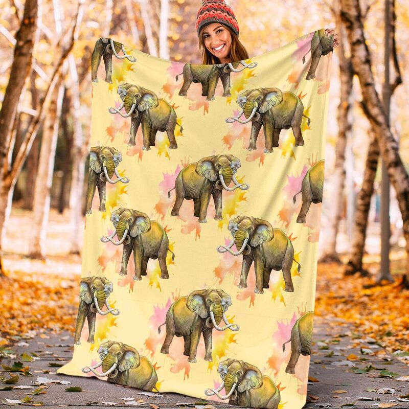 Elephant-Watercolor-Yellow-Blanket-TL_Elephant-Watercolor-Yellow-Blanket-Tl-Fleece-Blanket-Personalized-Gifts-Custom-Blanket_4_20200721 Elephant Watercolor Yellow Blanket - TL@_animallovepro_dsaf3436@premium-blanket Elephant Watercolor Yellow Blanket - Tl Fleece Blanket, Personalized Gifts, Custom Blanket 595479