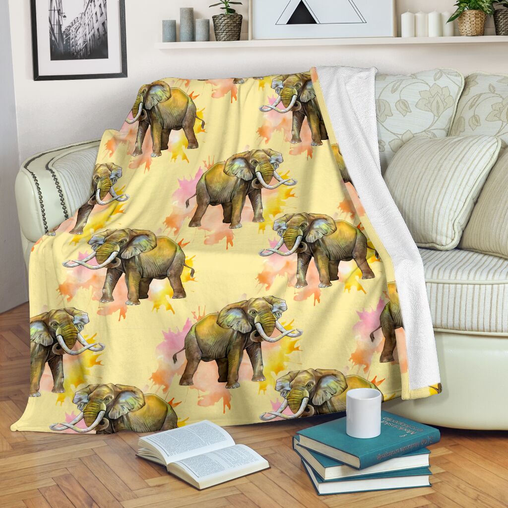 Elephant-Watercolor-Yellow-Blanket-TL_Elephant-Watercolor-Yellow-Blanket-Tl-Fleece-Blanket-Personalized-Gifts-Custom-Blanket_0_20200721 Elephant Watercolor Yellow Blanket - TL@_animallovepro_dsaf3436@premium-blanket Elephant Watercolor Yellow Blanket - Tl Fleece Blanket, Personalized Gifts, Custom Blanket 595475