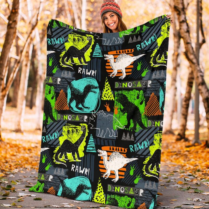 Dinosaurs-Pattern-Art-Color-Blanket_Dinosaurs-Pattern-Art-Color-Blanket-Fleece-Blanket-Personalized-Gifts-Custom-Blanket_4_20200721 Dinosaurs - Pattern Art Color Blanket@_animallovepro_dgfuh@premium-blanket Dinosaurs - Pattern Art Color Blanket Fleece Blanket, Personalized Gifts, Custom Blanket 595336