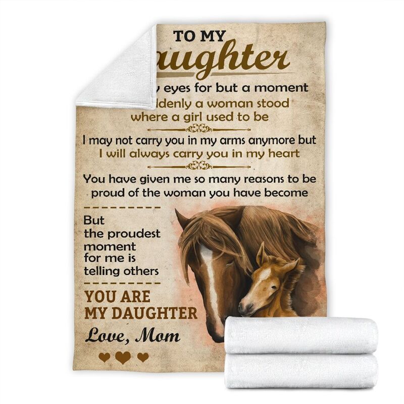Horse-To-my-Daughter-Art-Vintage-Blanket_Horse-To-My-Daughter-Art-Vintage-Blanket-Fleece-Blanket-Personalized-Gifts-Custom-Blanket_7_20200721 Horse - To my Daughter Art Vintage Blanket@_animallovepro_gkjl@premium-blanket Horse - To My Daughter Art Vintage Blanket Fleece Blanket, Personalized Gifts, Custom Blanket 594949