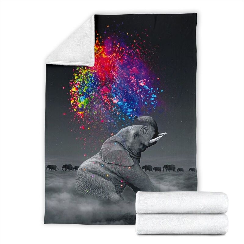 Elephant-Colorful-Blanket-SKY_Elephant-Colorful-Blanket-Sky-Fleece-Blanket-Personalized-Gifts-Custom-Blanket_7_20200721 Elephant Colorful Blanket SKY@_animallovepro_eleco3094d@premium-blanket Elephant Colorful Blanket Sky Fleece Blanket, Personalized Gifts, Custom Blanket 591998