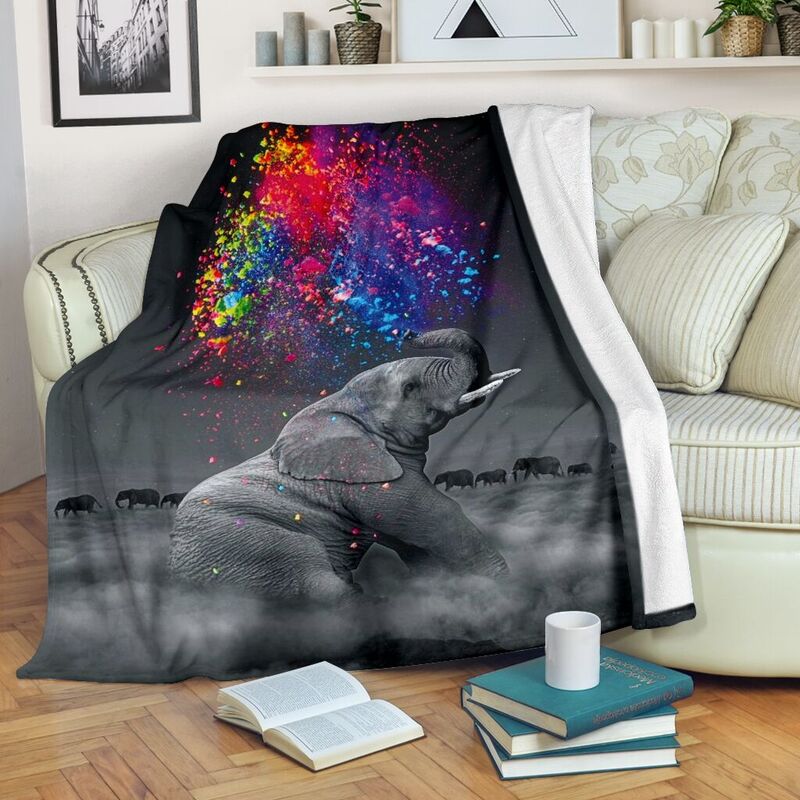Elephant-Colorful-Blanket-SKY_Elephant-Colorful-Blanket-Sky-Fleece-Blanket-Personalized-Gifts-Custom-Blanket_1_20200721 Elephant Colorful Blanket SKY@_animallovepro_eleco3094d@premium-blanket Elephant Colorful Blanket Sky Fleece Blanket, Personalized Gifts, Custom Blanket 591992