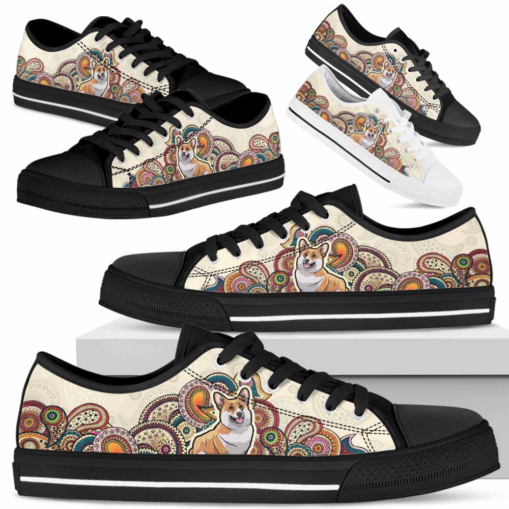 LTS-W-Dog-MandalaBot1-Corgi-19_Mens-Womens-Corgi-Shoes-Corgi-Dog-Shoes-for-Men-Women-Mandala-Low-Top-Shoes-for-Dog-Lovers-Dog-Mom-Dog-Dad-Custom-Shoes-_1_20200805 LTS-W-Dog-MandalaBot1-Corgi-19@ Low Top Mandala Bot Dog Corgi 19 Mens Womens Corgi Shoes. Corgi Dog Shoes for Men Women. Mandala Low Top Shoes for Dog Lovers. Dog Mom Dog Dad Custom Shoes. 629245