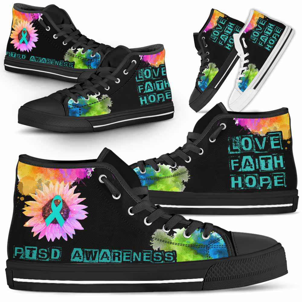 HTS-U-Awareness-LoveFaithHopeWatercolor-PTSD-35_Ptsd-Post-Traumatic-Stress-Disorder-Awareness-Ribbon-Watercolor-High-Top-Shoes-Fighter-Survivor-Gift-_1_20200817 HTS-U-Awareness-LoveFaithHopeWatercolor-PTSD-35@ Love Faith Hope Watercolor PTSD 35-Ptsd Post Traumatic Stress Disorder Awareness Ribbon Watercolor High Top Shoes. Fighter Survivor Gift.