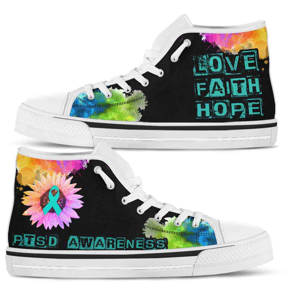 HTS-U-Awareness-LoveFaithHopeWatercolor-PTSD-35_Ptsd-Post-Traumatic-Stress-Disorder-Awareness-Ribbon-Watercolor-High-Top-Shoes-Fighter-Survivor-Gift-_3_20200817 HTS-U-Awareness-LoveFaithHopeWatercolor-PTSD-35@ Love Faith Hope Watercolor PTSD 35-Ptsd Post Traumatic Stress Disorder Awareness Ribbon Watercolor High Top Shoes. Fighter Survivor Gift.