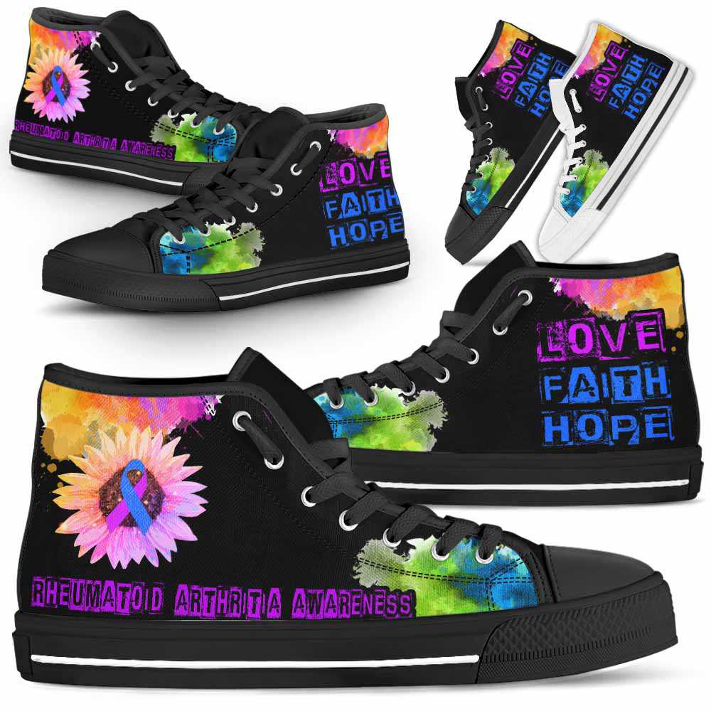 HTS-U-Awareness-LoveFaithHopeWatercolor-Rheumatoid_Arthritia-36_Rheumatoid-Arthritia-Awareness-Ribbon-Watercolor-High-Top-Shoes-Faith-Hope-Love-Fighter-Survivor-Gift-_1_20200817 HTS-U-Awareness-LoveFaithHopeWatercolor-Rheumatoid_Arthritia-36@ Love Faith Hope Watercolor Rheumatoid Arthritia 36-Rheumatoid Arthritia Awareness Ribbon Watercolor High Top Shoes. Faith Hope Love Fighter Survivor Gift.