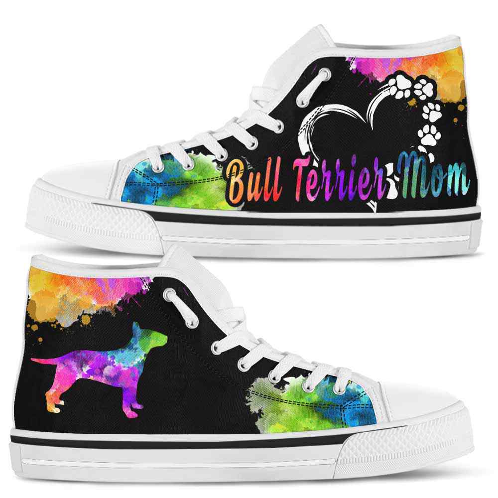 HTS-U-Dog-WatercolorDogMom-Bull_Terrier-5_Bull-Terrier-Mom-Dog-Lovers-Watercolor-High-Top-Shoes-Gift-Women-Dog-Mom-Colorful-Custom-Shoes-_3_20200815 HTS-U-Dog-WatercolorDogMom-Bull_Terrier-5@ Watercolor Dog Mom Bull Terrier 5-Bull Terrier Mom Dog Lovers Watercolor High Top Shoes Gift Women. Dog Mom Colorful Custom Shoes.