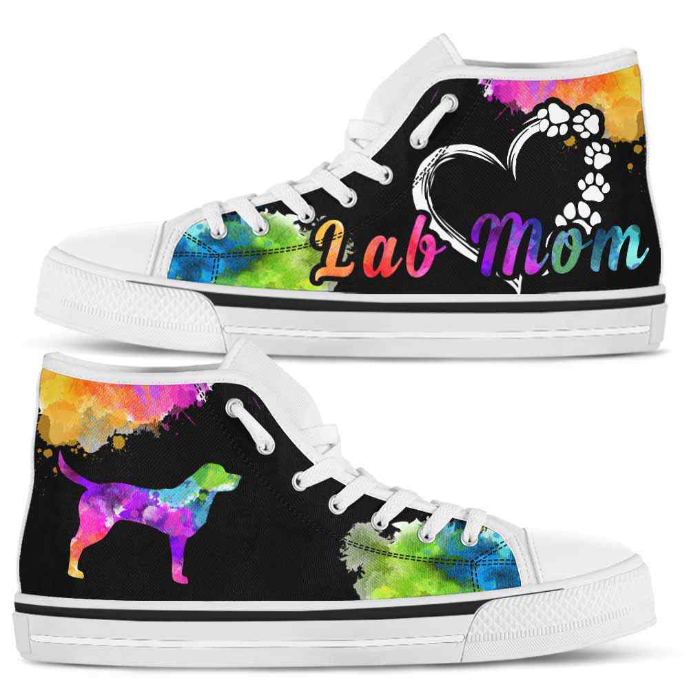 HTS-U-Dog-WatercolorDogMom-Lab-17_Lab-Mom-Dog-Lovers-Watercolor-High-Top-Shoes-Gift-Women-Dog-Mom-Colorful-Custom-Shoes-Labrador-Retriever_3_20200815 HTS-U-Dog-WatercolorDogMom-Lab-17@ Watercolor Dog Mom Lab 17-Lab Mom Dog Lovers Watercolor High Top Shoes Gift Women. Dog Mom Colorful Custom Shoes. Labrador Retriever