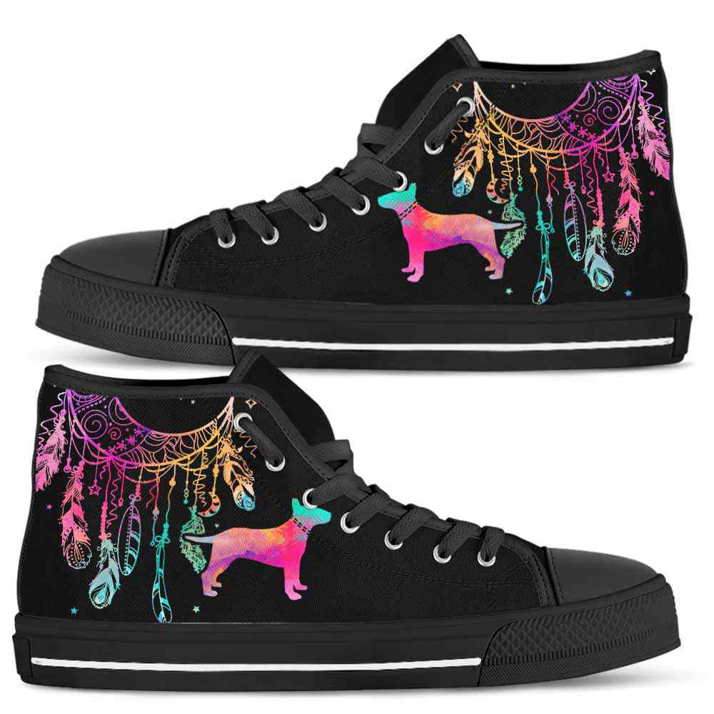 HTS-W-Dog-ColorfulDreamcatcher-Bull_Terrier-5_Bull-Terrier-Dog-Lovers-High-Top-Shoes-Gift-Men-Women-Colorful-Dreamcatcher-Custom-Shoes-_2_20200815 HTS-W-Dog-ColorfulDreamcatcher-Bull_Terrier-5@ Colorful Dreamcatcher Bull Terrier 5-Bull Terrier Dog Lovers High Top Shoes Gift Men Women. Colorful Dreamcatcher Custom Shoes.