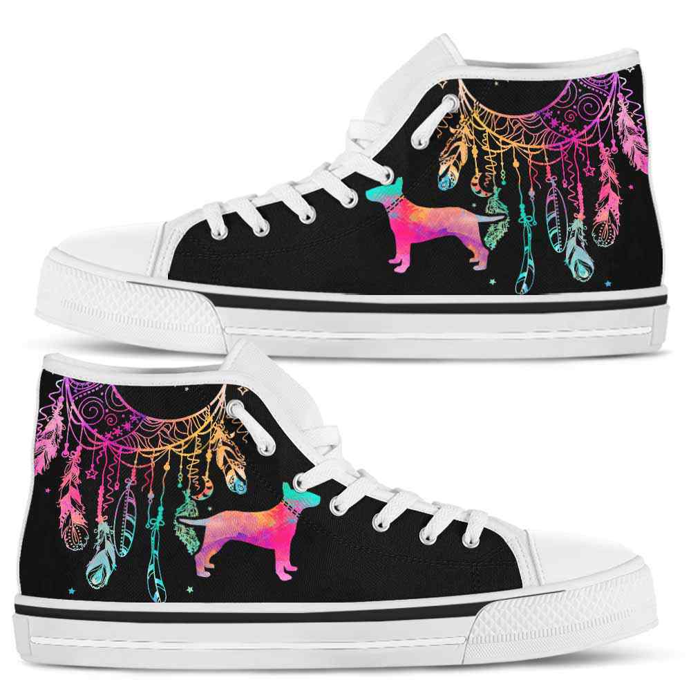 HTS-W-Dog-ColorfulDreamcatcher-Bull_Terrier-5_Bull-Terrier-Dog-Lovers-High-Top-Shoes-Gift-Men-Women-Colorful-Dreamcatcher-Custom-Shoes-_3_20200815 HTS-W-Dog-ColorfulDreamcatcher-Bull_Terrier-5@ Colorful Dreamcatcher Bull Terrier 5-Bull Terrier Dog Lovers High Top Shoes Gift Men Women. Colorful Dreamcatcher Custom Shoes.