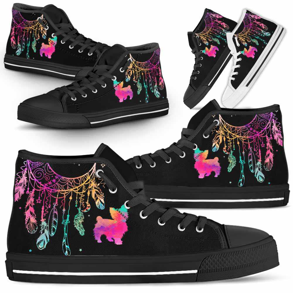 HTS-W-Dog-ColorfulDreamcatcher-Yorkie-25_Yorkie-Dog-Lovers-High-Top-Shoes-Gift-Men-Women-Colorful-Dreamcatcher-Custom-Shoes-Yorkshire-Terrier_1_20200815 HTS-W-Dog-ColorfulDreamcatcher-Yorkie-25@ Colorful Dreamcatcher Yorkie 25-Yorkie Dog Lovers High Top Shoes Gift Men Women. Colorful Dreamcatcher Custom Shoes. Yorkshire Terrier