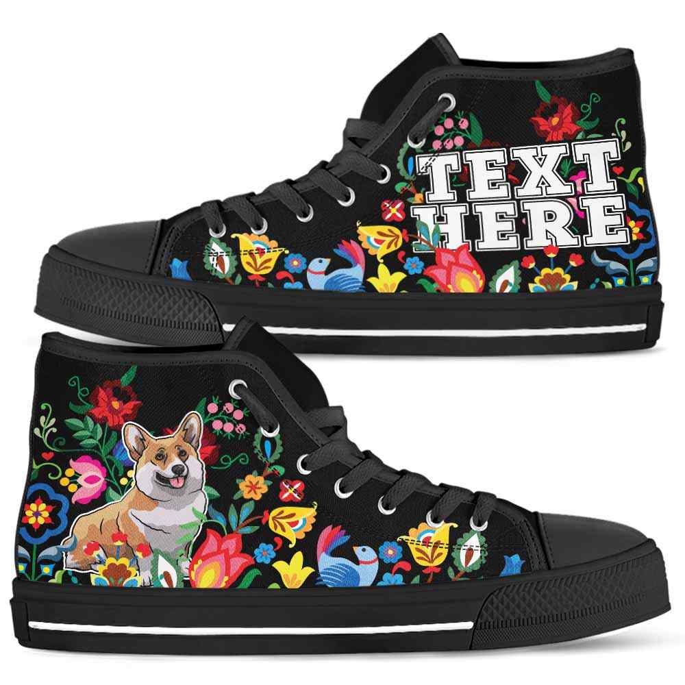 HTS-W-Dog-Embroidery11-Corgi-18_Corgi-Dog-Lovers-Canvas-Shoes-Colorful-Flower-Floral-High-Top-Shoes-Gift-Men-Women-Dog-Mom-Dog-Dad-Custom-Shoes-_2_20200827 HTS-W-Dog-Embroidery11-Corgi-18@undefined-Corgi Dog Lovers Canvas Shoes Colorful Flower Floral High Top Shoes Gift Men Women. Dog Mom Dog Dad Custom Shoes.