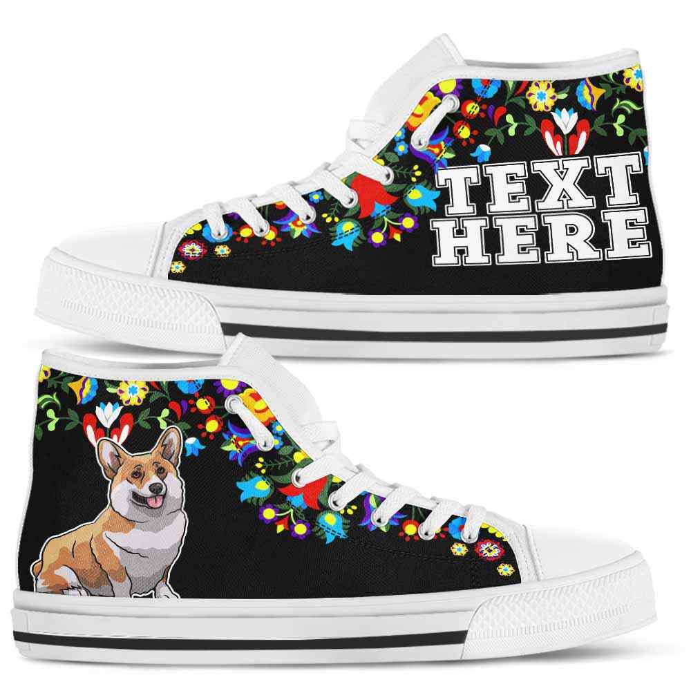HTS-W-Dog-Embroidery12-Corgi-18_Corgi-Dog-Lovers-Canvas-Shoes-Colorful-Floral-Flower-High-Top-Shoes-Gift-Men-Women-Dog-Mom-Dog-Dad-Custom-Shoes-_3_20200827 HTS-W-Dog-Embroidery12-Corgi-18@undefined-Corgi Dog Lovers Canvas Shoes Colorful Floral Flower High Top Shoes Gift Men Women. Dog Mom Dog Dad Custom Shoes.