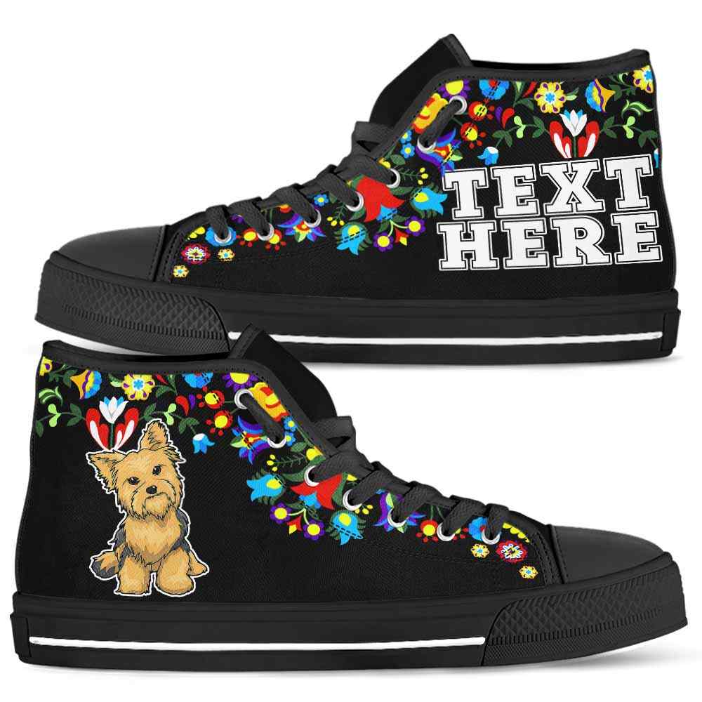 HTS-W-Dog-Embroidery12-Yorkie-63_Yorkie-Dog-Lovers-Canvas-Shoes-Colorful-Floral-Flower-High-Top-Shoes-Gift-Men-Women-Dog-Mom-Dog-Dad-Custom-Shoes-Yorkshire-Terrier_2_20200827 HTS-W-Dog-Embroidery12-Yorkie-63@undefined-Yorkie Dog Lovers Canvas Shoes Colorful Floral Flower High Top Shoes Gift Men Women. Dog Mom Dog Dad Custom Shoes. Yorkshire Terrier
