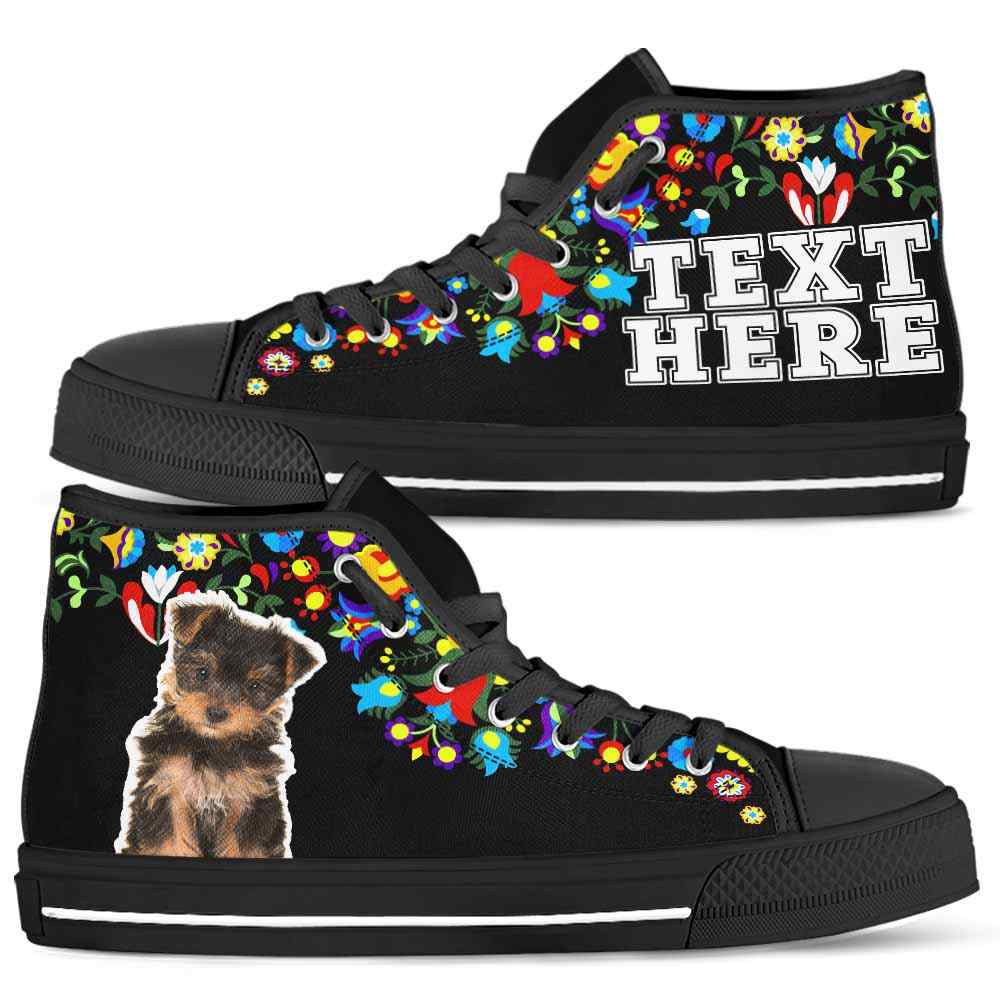HTS-W-Dog-Embroidery12-Yorkie-68_Yorkie-Dog-Lovers-Canvas-Shoes-Colorful-Floral-Flower-High-Top-Shoes-Gift-Men-Women-Dog-Mom-Dog-Dad-Custom-Shoes-Yorkshire-Terrier_2_20200827 HTS-W-Dog-Embroidery12-Yorkie-68@undefined-Yorkie Dog Lovers Canvas Shoes Colorful Floral Flower High Top Shoes Gift Men Women. Dog Mom Dog Dad Custom Shoes. Yorkshire Terrier
