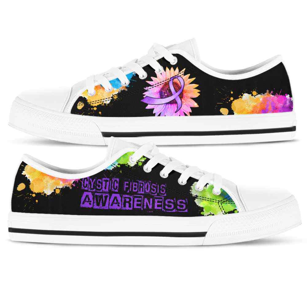 LTS-U-Awareness-WatercolorSunflowerRibbon-Cystic_Fibrosis-16_Cystic-Fibrosis-Awareness-Ribbon-Low-Top-Shoes-Watercolor-Sunflower-Fighter-Survivor-Gift-_3_20200817 LTS-U-Awareness-WatercolorSunflowerRibbon-Cystic_Fibrosis-16@ Watercolor Sunflower Ribbon Cystic Fibrosis 16-Cystic Fibrosis Awareness Ribbon Low Top Shoes Watercolor Sunflower. Fighter Survivor Gift.
