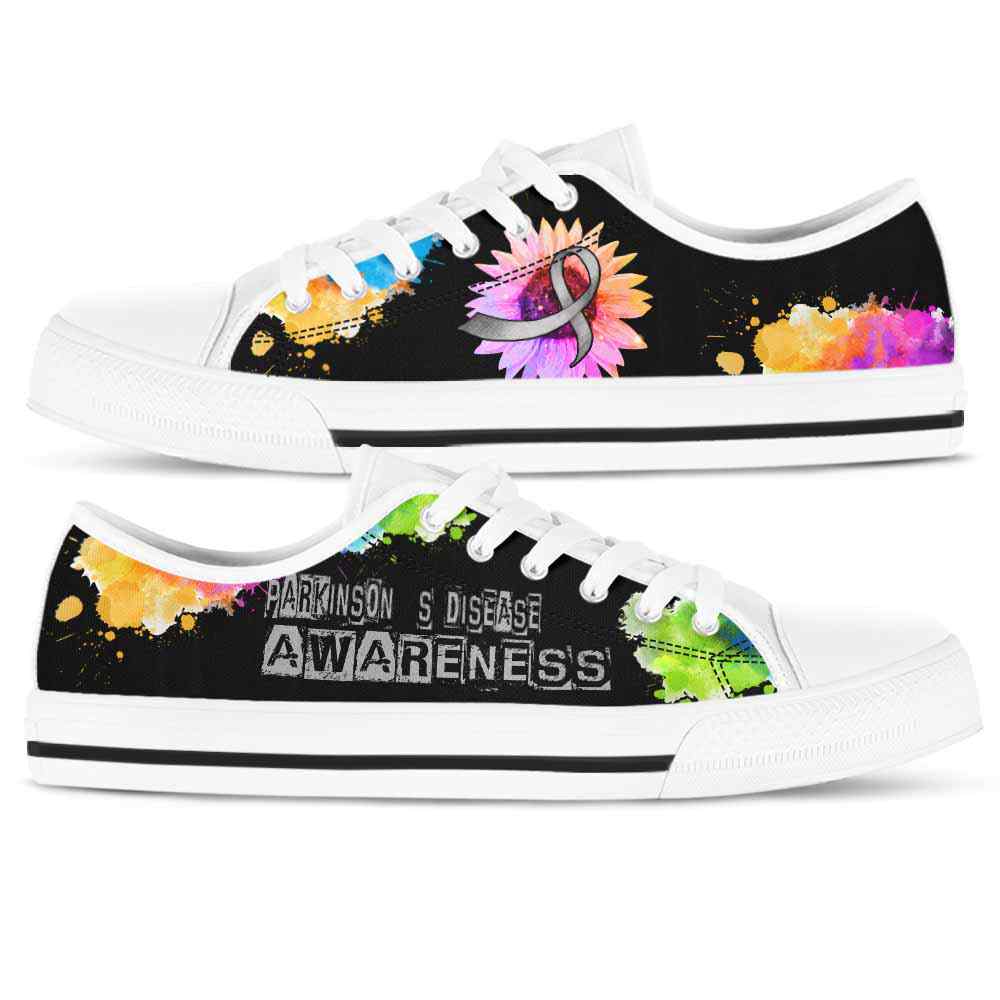 LTS-U-Awareness-WatercolorSunflowerRibbon-Parkinsons_Disease-33_Parkinson-S-Disease-Awareness-Ribbon-Low-Top-Shoes-Watercolor-Sunflower-Fighter-Survivor-Gift-_3_20200817 LTS-U-Awareness-WatercolorSunflowerRibbon-Parkinson's_Disease-33@ Watercolor Sunflower Ribbon Parkinson's Disease 33-Parkinson'S Disease Awareness Ribbon Low Top Shoes Watercolor Sunflower. Fighter Survivor Gift.