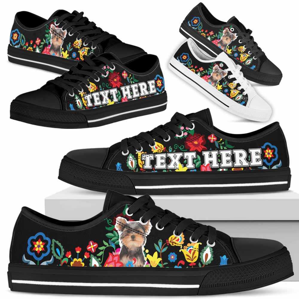 LTS-W-Dog-Embroidery11-Yorkie-66_Yorkie-Dog-Lovers-Tennis-Shoes-Gym-Low-Top-Shoes-Colorful-Flower-Gift-Men-Women-Dog-Mom-Dog-Dad-Custom-Shoes-Yorkshire-Terrier_1_20200827 LTS-W-Dog-Embroidery11-Yorkie-66@undefined-Yorkie Dog Lovers Tennis Shoes Gym Low Top Shoes Colorful Flower Gift Men Women. Dog Mom Dog Dad Custom Shoes. Yorkshire Terrier