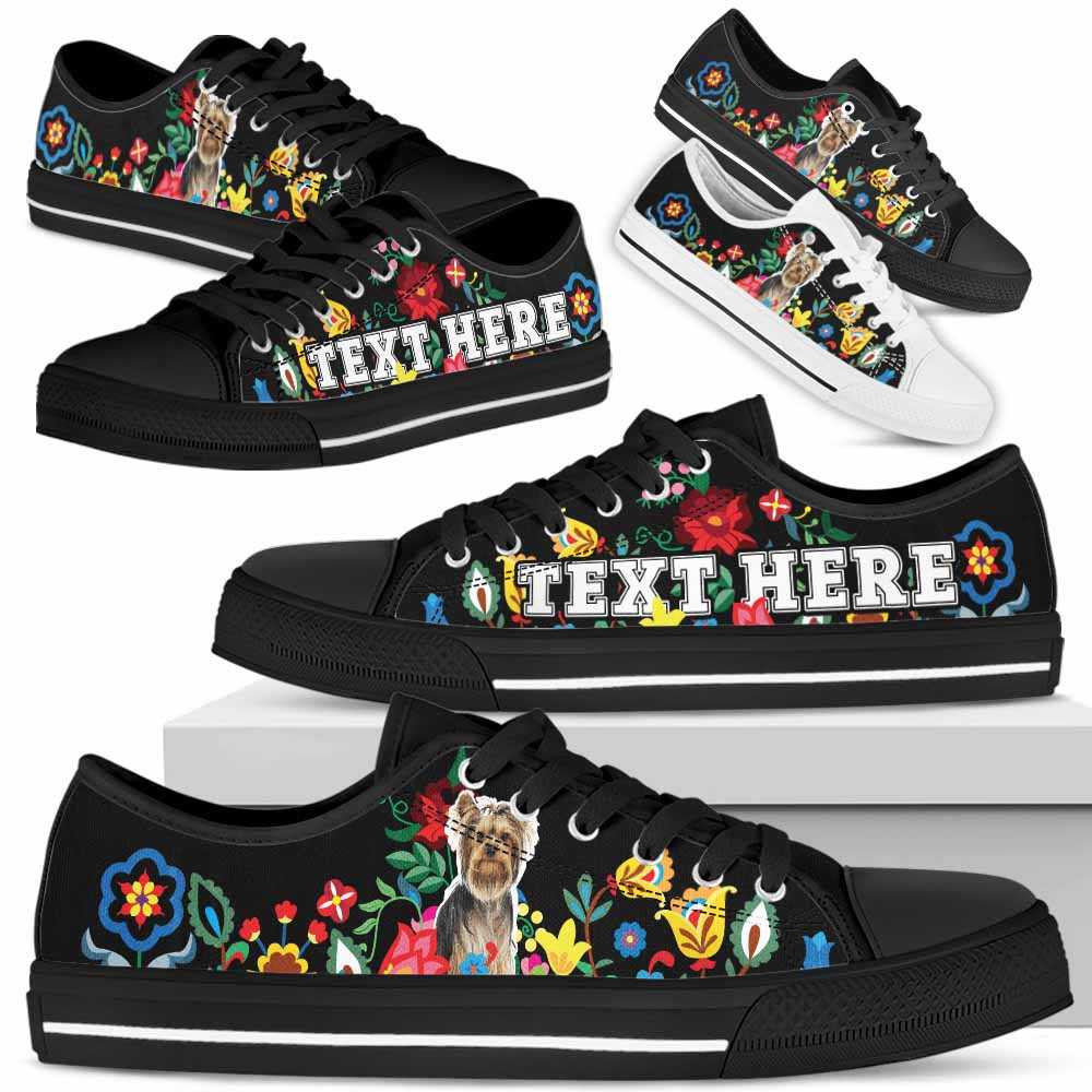 LTS-W-Dog-Embroidery11-Yorkie-67_Yorkie-Dog-Lovers-Tennis-Shoes-Gym-Low-Top-Shoes-Colorful-Flower-Gift-Men-Women-Dog-Mom-Dog-Dad-Custom-Shoes-Yorkshire-Terrier_1_20200827 LTS-W-Dog-Embroidery11-Yorkie-67@undefined-Yorkie Dog Lovers Tennis Shoes Gym Low Top Shoes Colorful Flower Gift Men Women. Dog Mom Dog Dad Custom Shoes. Yorkshire Terrier