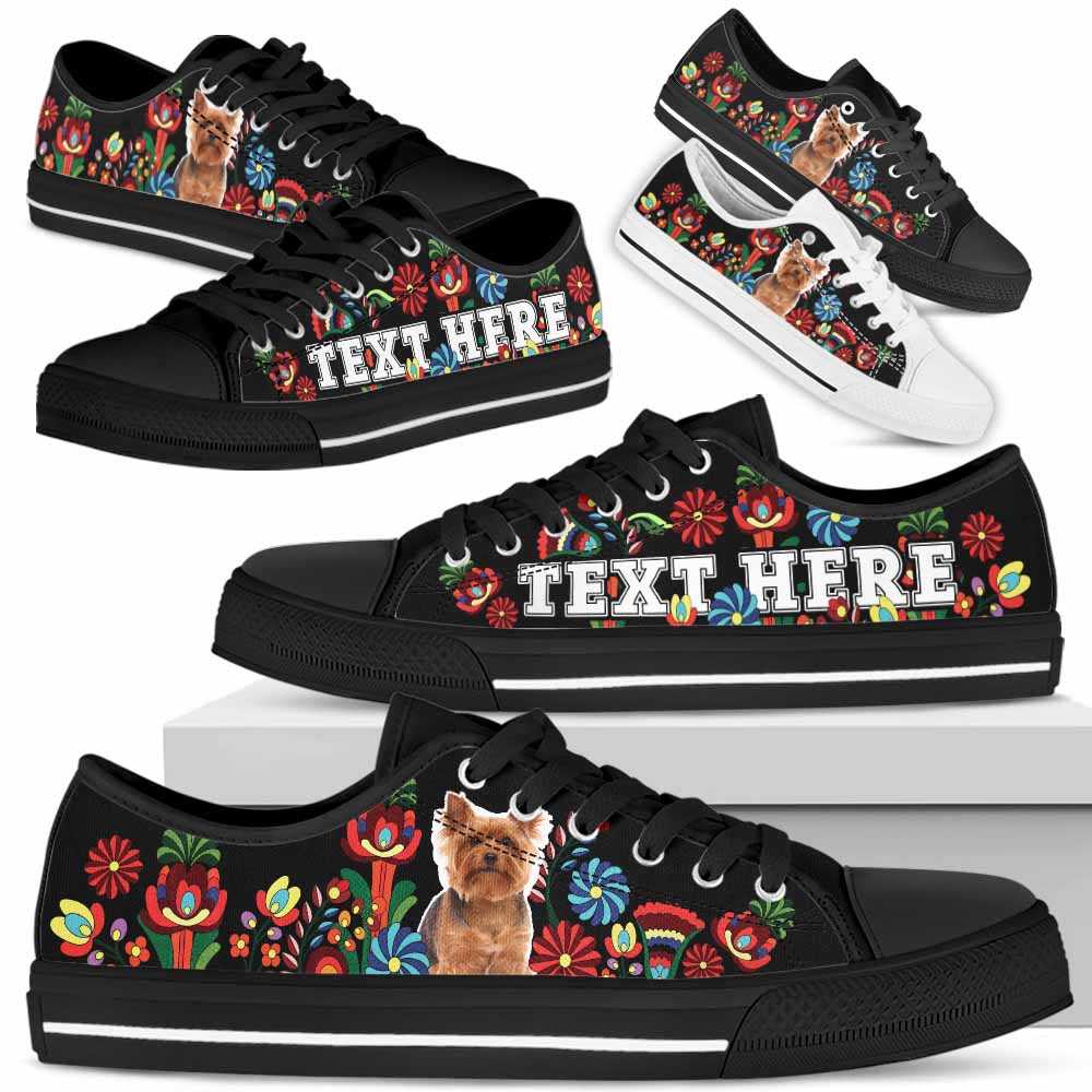 LTS-W-Dog-Embroidery13-Yorkie-64_Yorkie-Dog-Lovers-Tennis-Shoes-Colorful-Floral-Gym-Low-Top-Shoes-Gift-Women-Men-Dog-Mom-Dog-Dad-Custom-Shoes-Yorkshire-Terrier_1_20200828 LTS-W-Dog-Embroidery13-Yorkie-64@undefined-Yorkie Dog Lovers Tennis Shoes Colorful Floral Gym Low Top Shoes Gift Women Men. Dog Mom Dog Dad Custom Shoes. Yorkshire Terrier