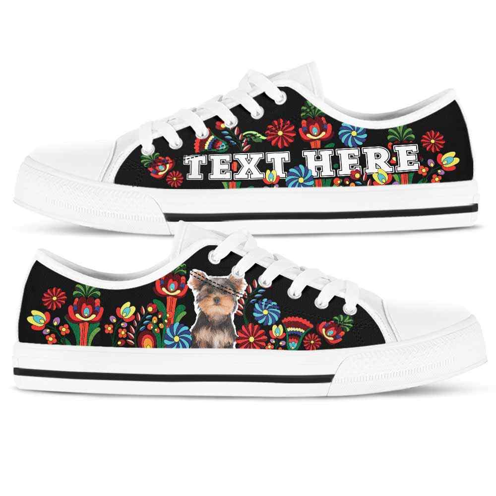 LTS-W-Dog-Embroidery13-Yorkie-66_Yorkie-Dog-Lovers-Tennis-Shoes-Colorful-Floral-Gym-Low-Top-Shoes-Gift-Women-Men-Dog-Mom-Dog-Dad-Custom-Shoes-Yorkshire-Terrier_3_20200828 LTS-W-Dog-Embroidery13-Yorkie-66@undefined-Yorkie Dog Lovers Tennis Shoes Colorful Floral Gym Low Top Shoes Gift Women Men. Dog Mom Dog Dad Custom Shoes. Yorkshire Terrier