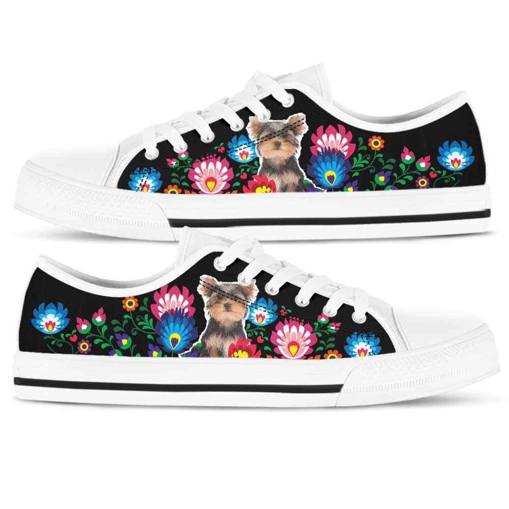 LTS-W-Dog-Embroidery9-Yorkie-66_Yorkie-Dog-Lovers-Tennis-Shoes-Gym-Flower-Colorful-Low-Top-Shoes-Gift-Men-Women-Dog-Mom-Dog-Dad-Custom-Shoes-Yorkshire-Terrier_3_20200827 LTS-W-Dog-Embroidery9-Yorkie-66@undefined-Yorkie Dog Lovers Tennis Shoes Gym Flower Colorful Low Top Shoes Gift Men Women. Dog Mom Dog Dad Custom Shoes. Yorkshire Terrier