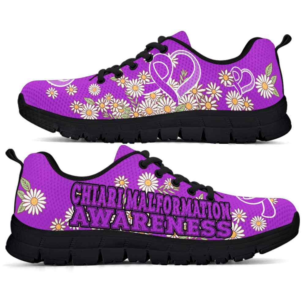 SS-U-Awareness-DaisyRibbonColorfulBG-ChiaMal-13_Chiari-Malformation-Awareness-Ribbon-Daisy-Flower-Purple-Sneakers-Gym-Running-Shoes-Faith-Hope-Love-Fighter-Survivor-Gift-_2_20200829 SS-U-Awareness-DaisyRibbonColorfulBG-ChiaMal-13@undefined-Chiari Malformation Awareness Ribbon Daisy Flower Purple Sneakers Gym Running Shoes. Faith Hope Love Fighter Survivor Gift.