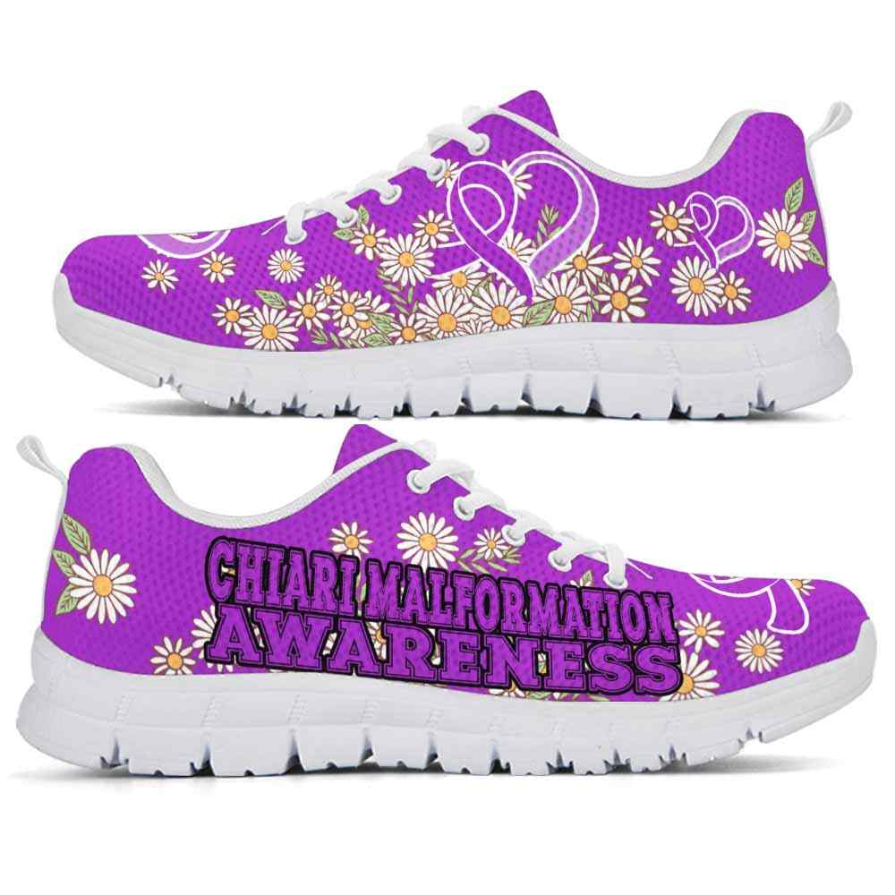 SS-U-Awareness-DaisyRibbonColorfulBG-ChiaMal-13_Chiari-Malformation-Awareness-Ribbon-Daisy-Flower-Purple-Sneakers-Gym-Running-Shoes-Faith-Hope-Love-Fighter-Survivor-Gift-_3_20200829 SS-U-Awareness-DaisyRibbonColorfulBG-ChiaMal-13@undefined-Chiari Malformation Awareness Ribbon Daisy Flower Purple Sneakers Gym Running Shoes. Faith Hope Love Fighter Survivor Gift.