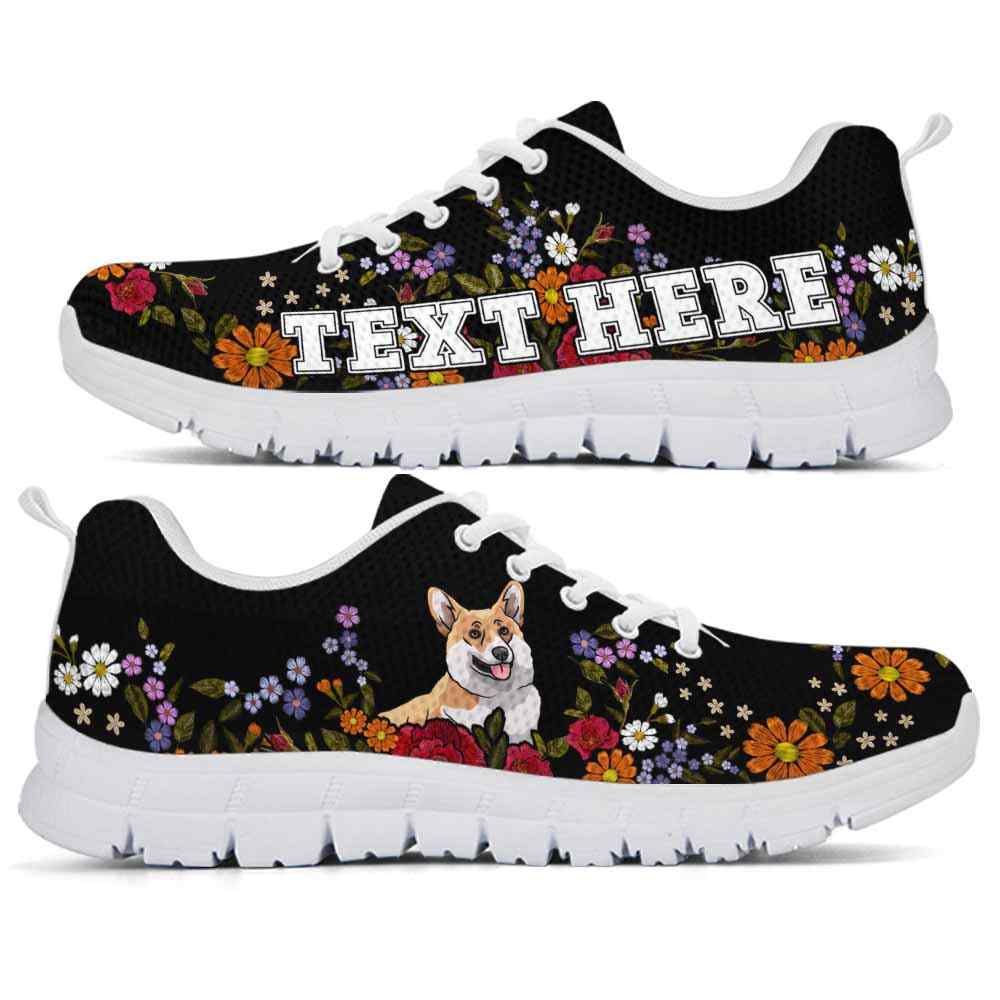 SS-W-Dog-Embroidery10-Corgi-18_Corgi-Colorful-Flower-Floral-Dog-Lovers-Sneakers-Gym-Running-Shoes-Gift-Women-Men-Dog-Mom-Dog-Dad-Custom-Shoes-_3_20200829 SS-W-Dog-Embroidery10-Corgi-18@undefined-Corgi Colorful Flower Floral Dog Lovers Sneakers Gym Running Shoes Gift Women Men. Dog Mom Dog Dad Custom Shoes.