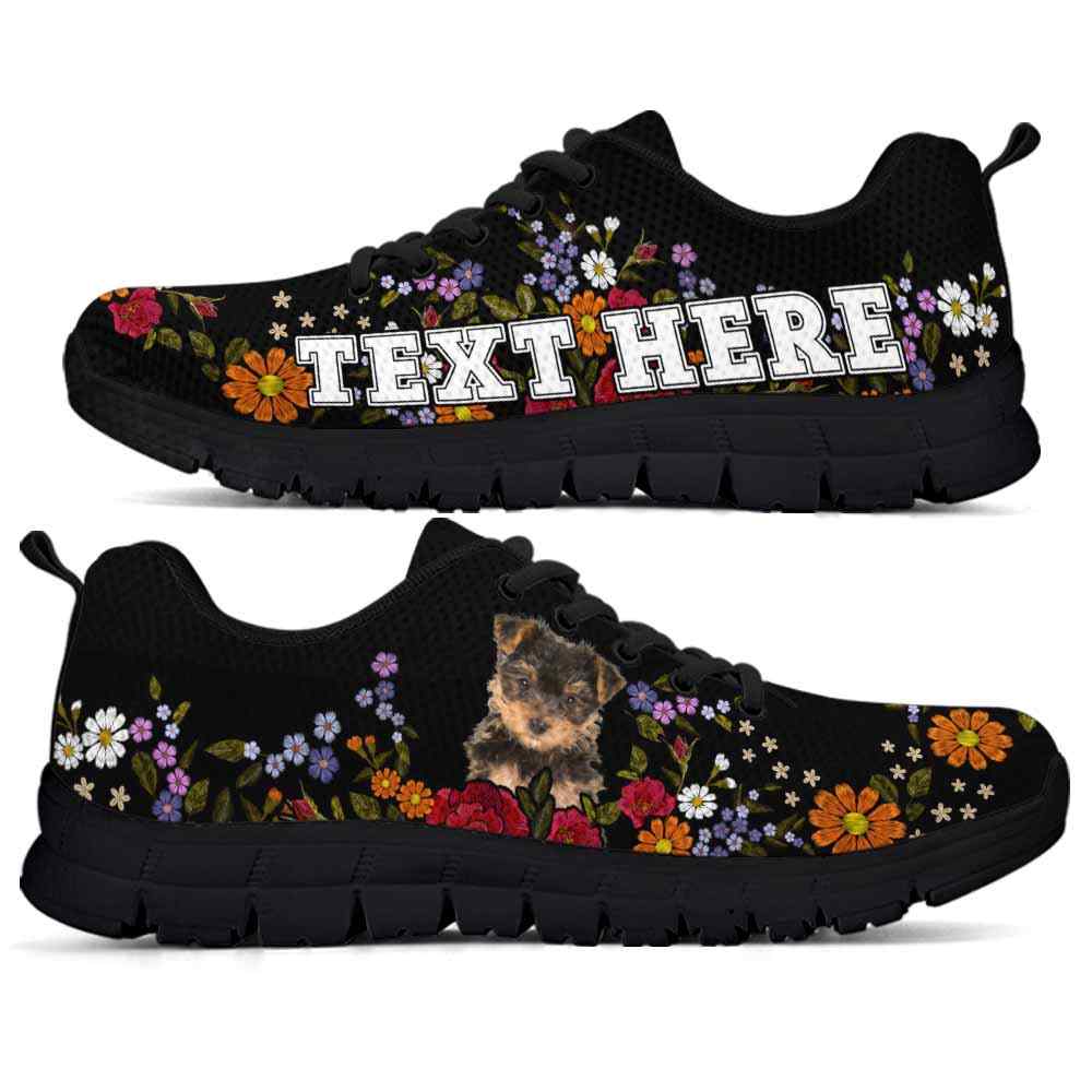 SS-W-Dog-Embroidery10-Yorkie-68_Yorkie-Colorful-Flower-Floral-Dog-Lovers-Sneakers-Gym-Running-Shoes-Gift-Women-Men-Dog-Mom-Dog-Dad-Custom-Shoes-Yorkshire-Terrier_2_20200829 SS-W-Dog-Embroidery10-Yorkie-68@undefined-Yorkie Colorful Flower Floral Dog Lovers Sneakers Gym Running Shoes Gift Women Men. Dog Mom Dog Dad Custom Shoes. Yorkshire Terrier