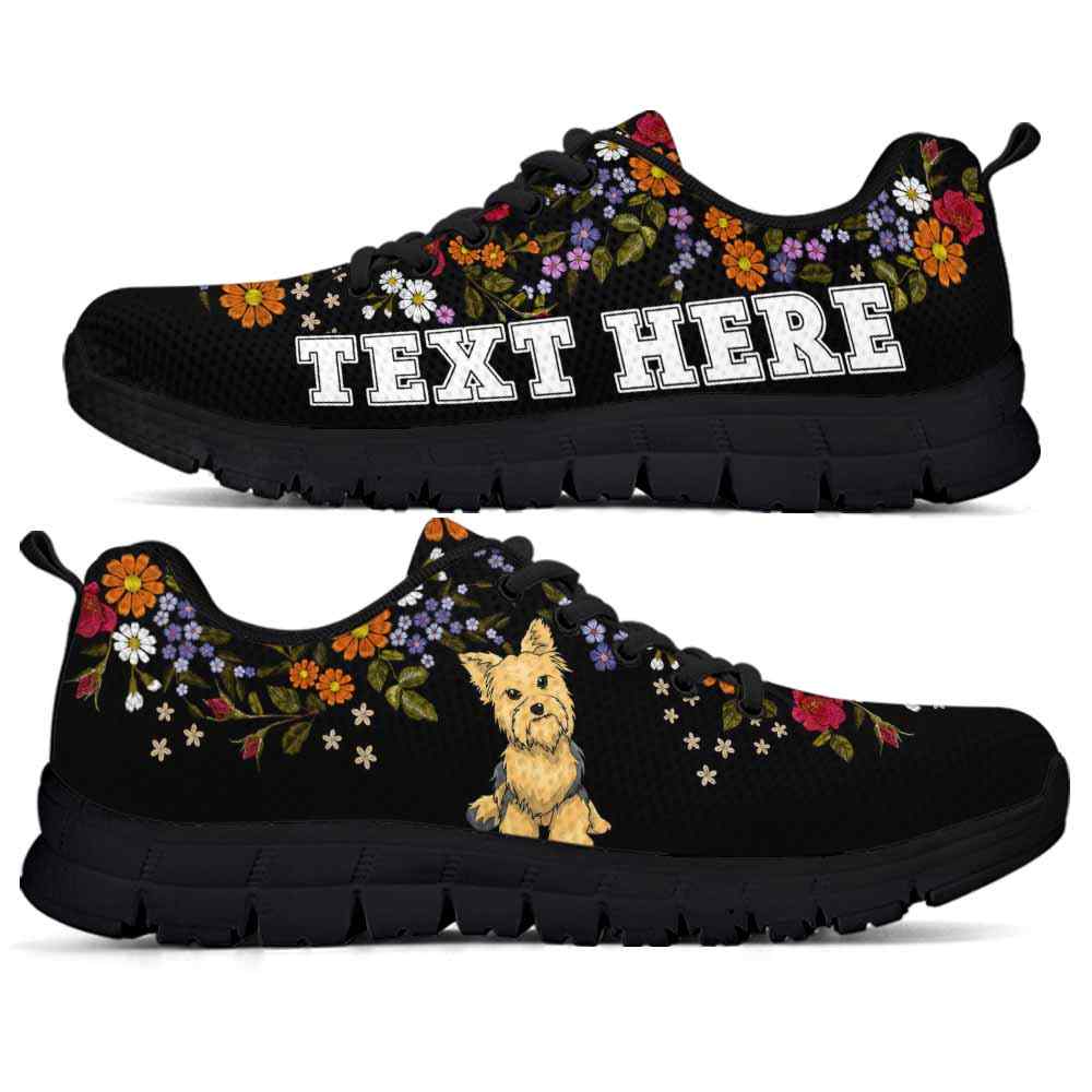 SS-W-Dog-Embroidery11-Yorkie-63_Yorkie-Flower-Floral-Colorful-Dog-Lovers-Sneakers-Gym-Running-Shoes-Gift-Women-Men-Dog-Mom-Dog-Dad-Custom-Shoes-Yorkshire-Terrier_2_20200829 SS-W-Dog-Embroidery11-Yorkie-63@undefined-Yorkie Flower Floral Colorful Dog Lovers Sneakers Gym Running Shoes Gift Women Men. Dog Mom Dog Dad Custom Shoes. Yorkshire Terrier