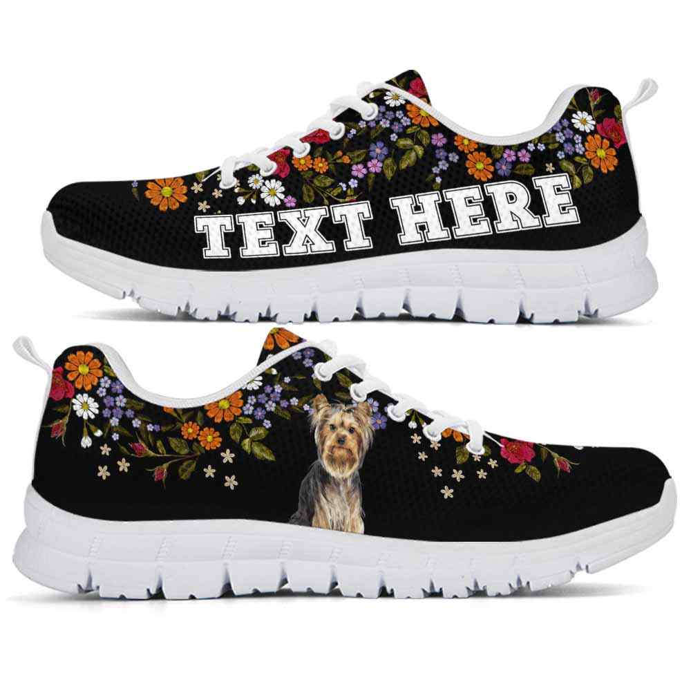 SS-W-Dog-Embroidery11-Yorkie-67_Yorkie-Flower-Floral-Colorful-Dog-Lovers-Sneakers-Gym-Running-Shoes-Gift-Women-Men-Dog-Mom-Dog-Dad-Custom-Shoes-Yorkshire-Terrier_3_20200829 SS-W-Dog-Embroidery11-Yorkie-67@undefined-Yorkie Flower Floral Colorful Dog Lovers Sneakers Gym Running Shoes Gift Women Men. Dog Mom Dog Dad Custom Shoes. Yorkshire Terrier