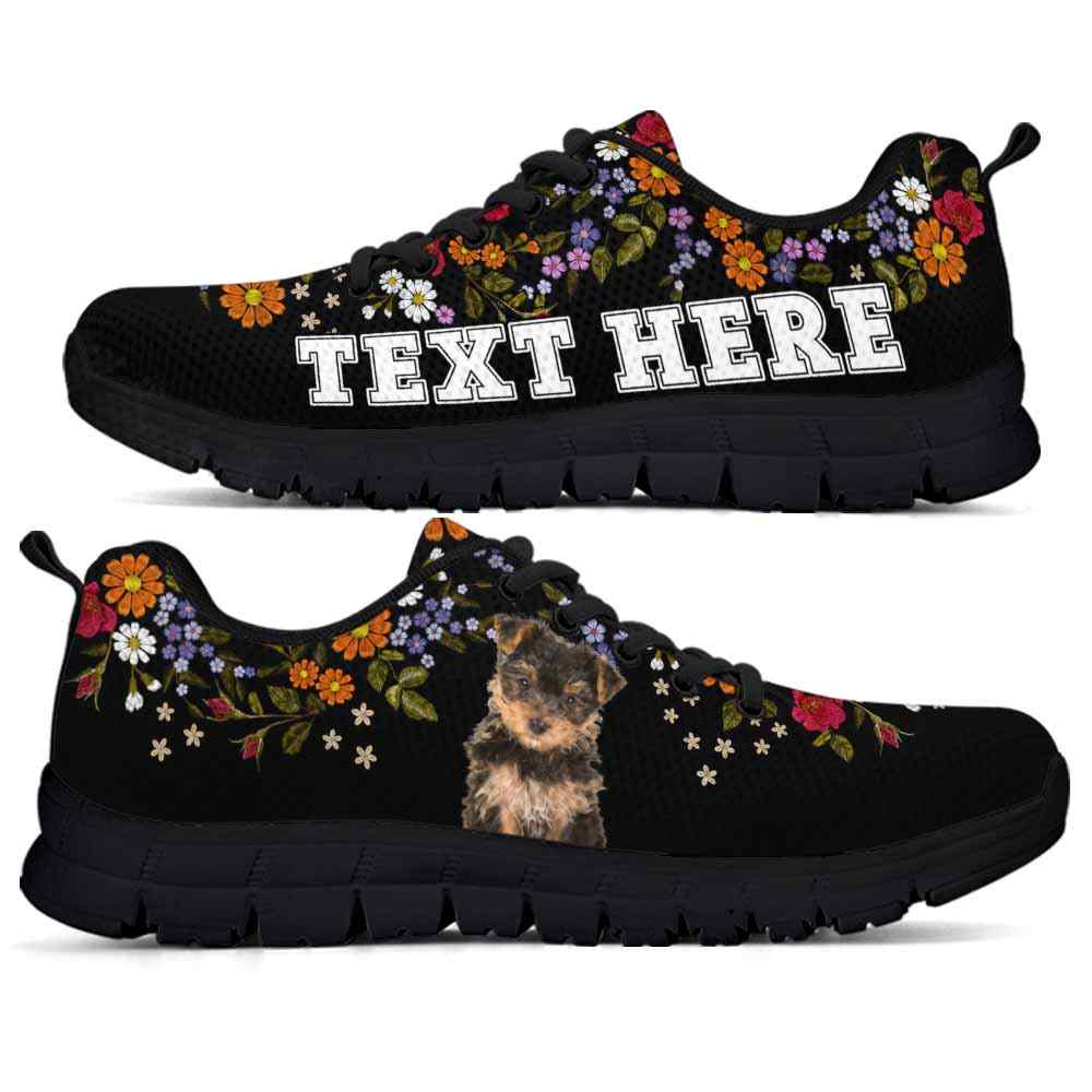 SS-W-Dog-Embroidery11-Yorkie-68_Yorkie-Flower-Floral-Colorful-Dog-Lovers-Sneakers-Gym-Running-Shoes-Gift-Women-Men-Dog-Mom-Dog-Dad-Custom-Shoes-Yorkshire-Terrier_2_20200829 SS-W-Dog-Embroidery11-Yorkie-68@undefined-Yorkie Flower Floral Colorful Dog Lovers Sneakers Gym Running Shoes Gift Women Men. Dog Mom Dog Dad Custom Shoes. Yorkshire Terrier