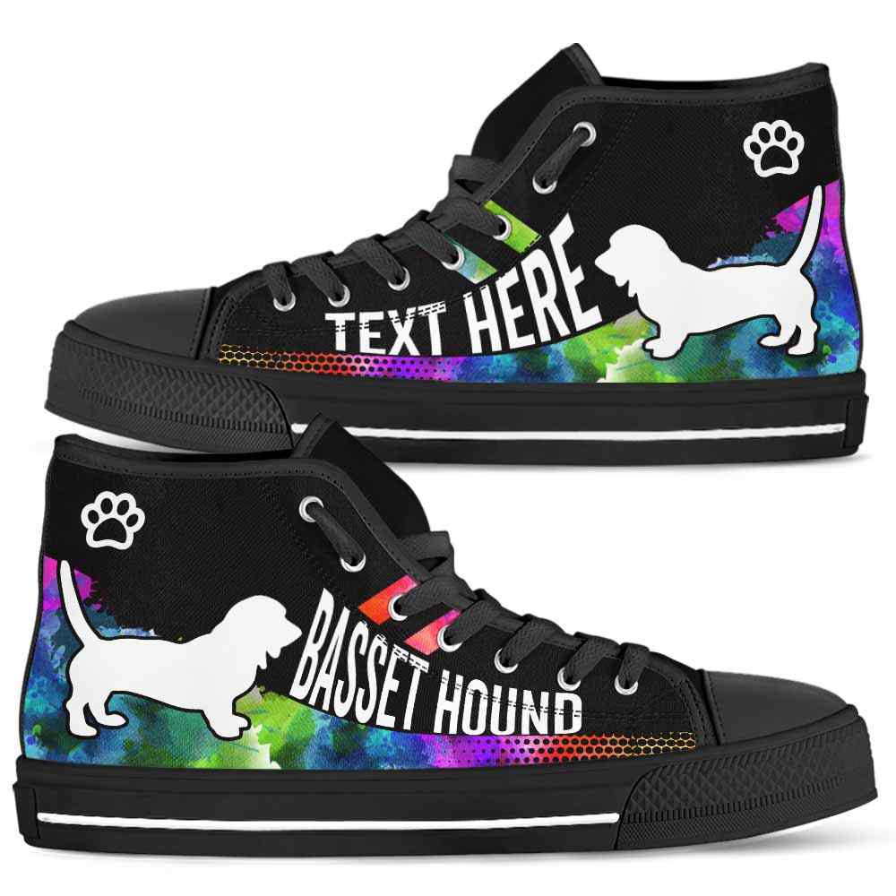 HTS-U-Dog-Watercolor01NaSportline9-BsHo-1_Basset-Hound-Dog-Lovers-Watercolor-Canvas-Shoes-High-Top-Shoes-Gift-Men-Women-Dog-Mom-Dog-Dad-Custom-Shoes-_2_20200913 HTS-U-Dog-Watercolor01NaSportline9-BsHo-1@undefined-Basset Hound Dog Lovers Watercolor Canvas Shoes High Top Shoes Gift Men Women. Dog Mom Dog Dad Custom Shoes.