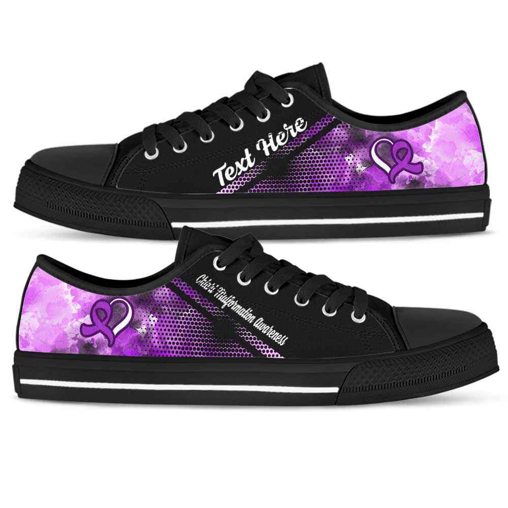 LTS-U-Awareness-Watercolor01NaSportline9-ChiaMal-13@undefined-Chiari Malformation Awareness Ribbon Watercolor Tennis Shoes Gym Low Top Shoes. Women Men Custom Gift.